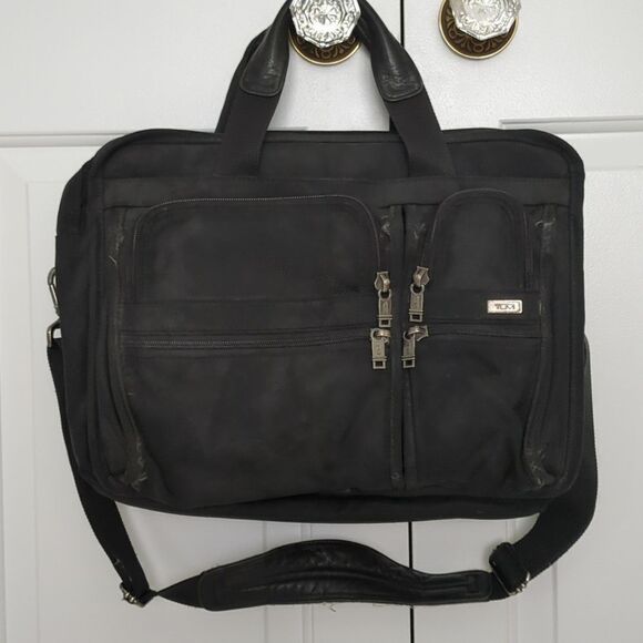 TUMI Alpha Ballistic Nylon Laptop Briefcase Bag - Picture 12 of 12